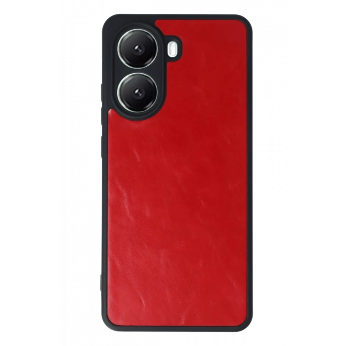 Xiaomi Poco X7 Pro Kılıf Aras Deri Kapak - Kırmızı