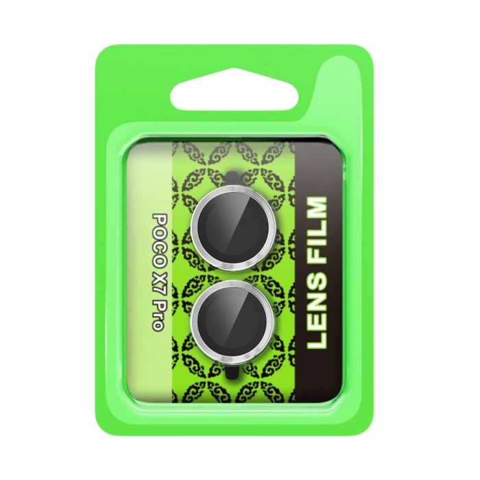 Xiaomi Poco X7 Pro Raze Metal Kamera Lens - Gümüş