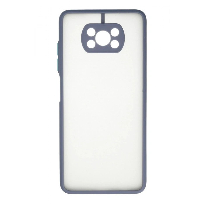 Xiaomi Pocophone X3 Kılıf Montreal Silikon Kapak - Gri