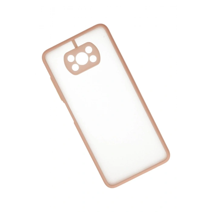 Xiaomi Pocophone X3 Kılıf Montreal Silikon Kapak - Pembe