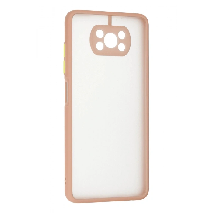 Xiaomi Pocophone X3 Kılıf Montreal Silikon Kapak - Pembe