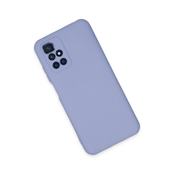 Xiaomi Redmi 10 2022 Kılıf Nano içi Kadife Silikon - Lila
