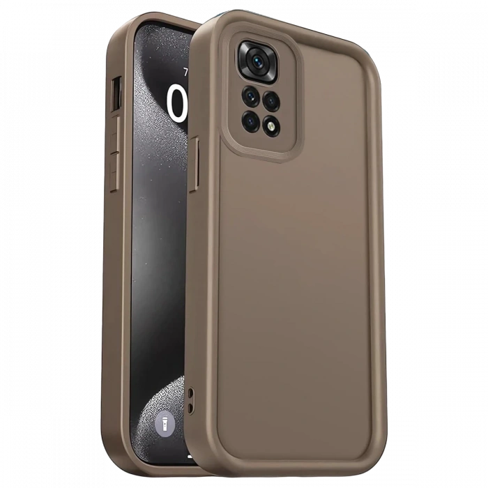 Xiaomi Redmi 10 2022 Kılıf Viera Silikon - Kahverengi