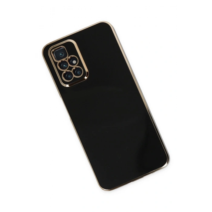 Xiaomi Redmi 10 2022 Kılıf Volet Silikon - Siyah