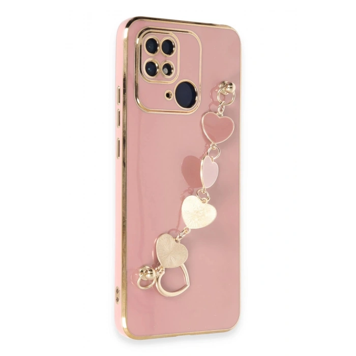 Xiaomi Redmi 10C Kılıf Esila Silikon - Pudra