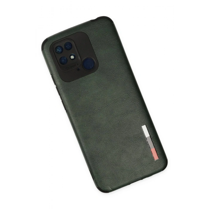 Xiaomi Redmi 10C Kılıf Loop Deri Silikon - Yeşil