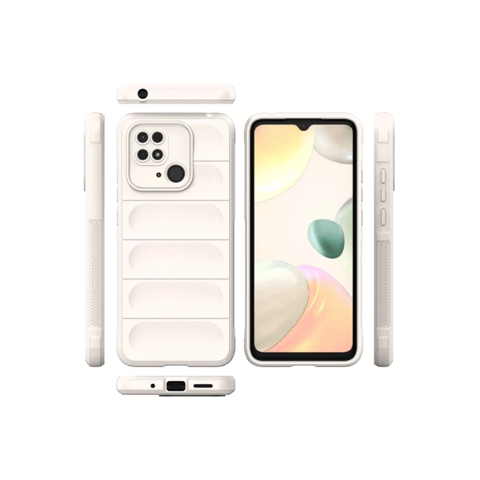 Xiaomi Redmi 10C Kılıf Optimum Silikon - Krem