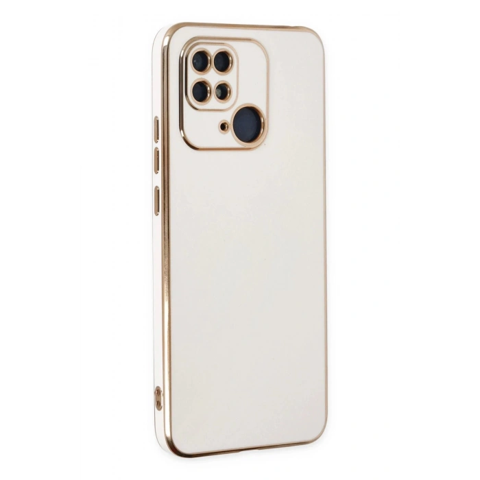 Xiaomi Redmi 10C Kılıf Volet Silikon - Beyaz