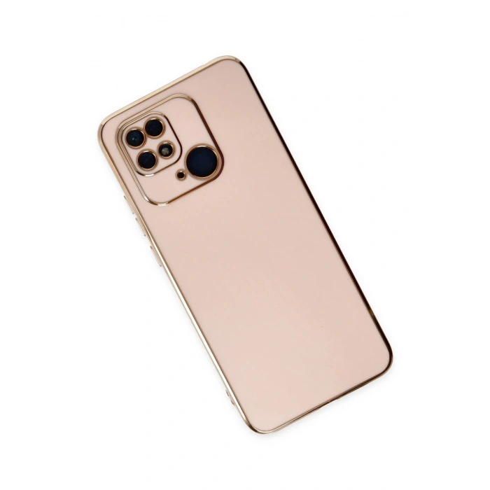 Xiaomi Redmi 10C Kılıf Volet Silikon - Pembe