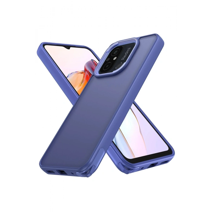 Xiaomi Redmi 12C Kılıf Elegant Kapak - Açık Mavi