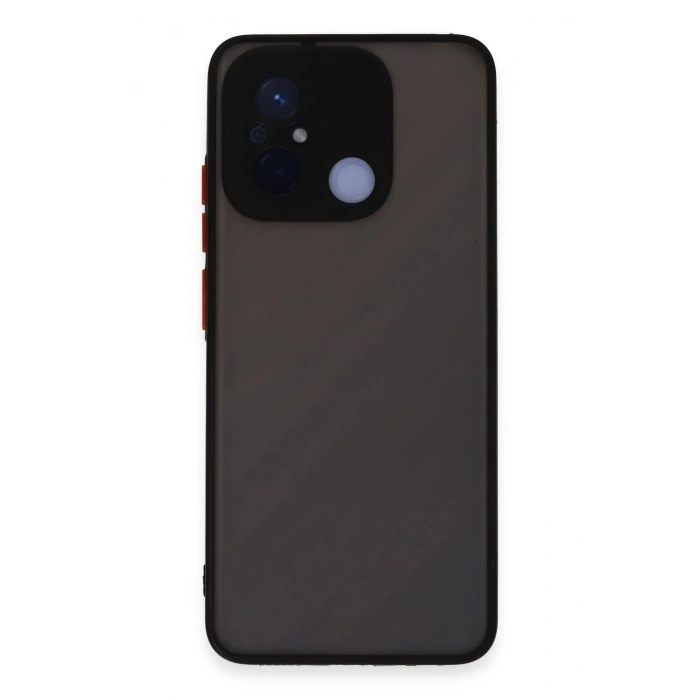Xiaomi Redmi 12C Kılıf Montreal Silikon Kapak - Siyah