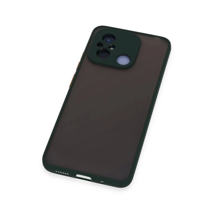 Xiaomi Redmi 12C Kılıf Montreal Silikon Kapak - Yeşil