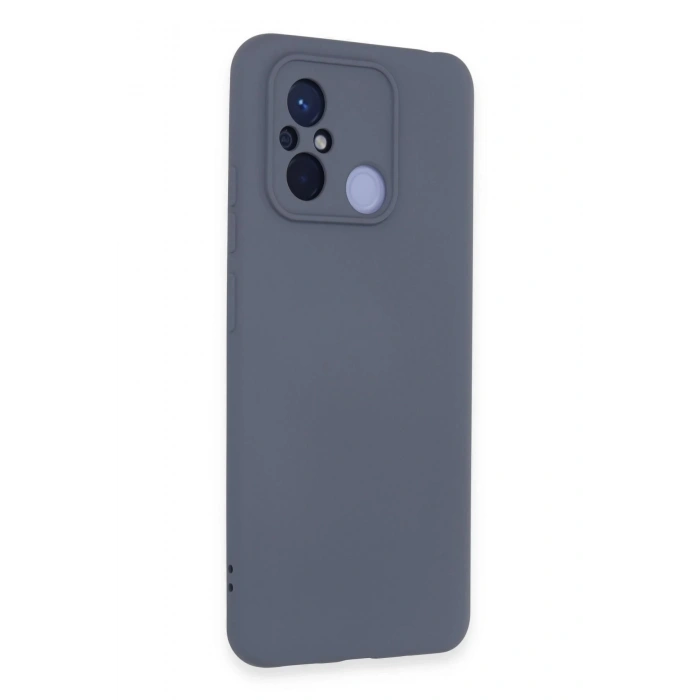 Xiaomi Redmi 12C Kılıf Nano içi Kadife Silikon - Gri
