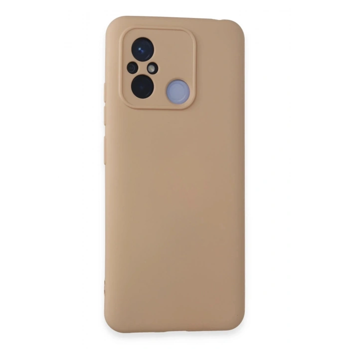 Xiaomi Redmi 12C Kılıf Nano içi Kadife Silikon - Pudra