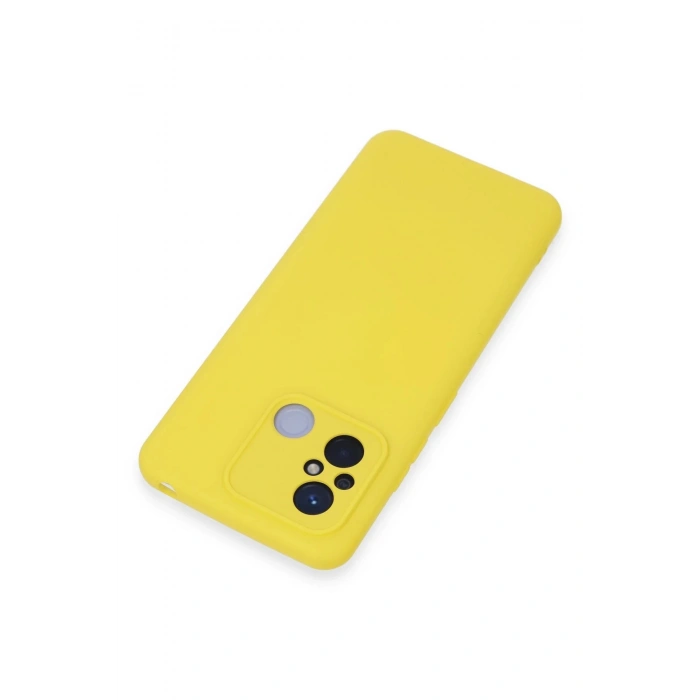 Xiaomi Redmi 12C Kılıf Nano içi Kadife Silikon - Sarı