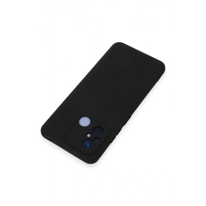 Xiaomi Redmi 12C Kılıf Nano içi Kadife Silikon - Siyah