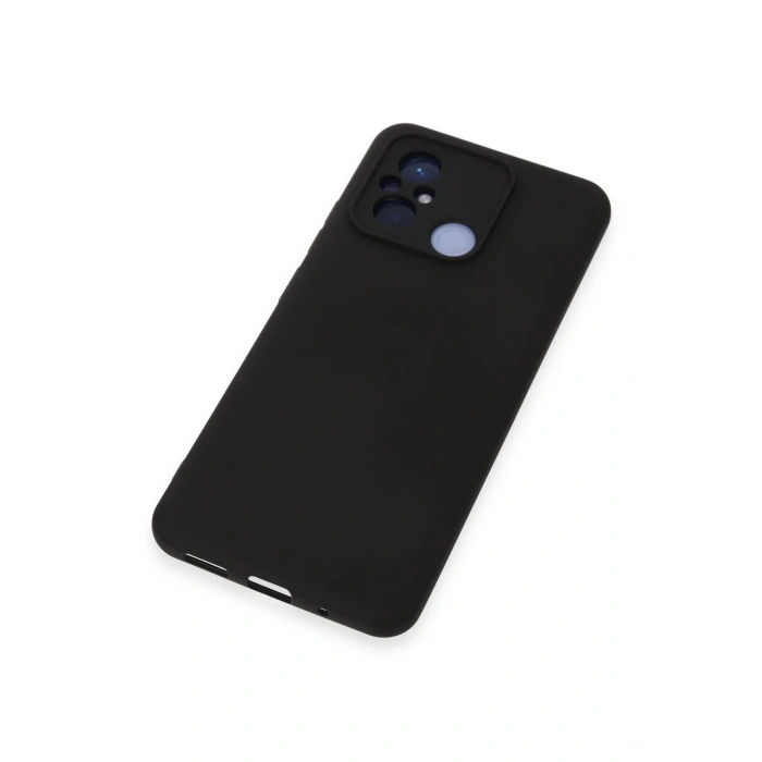 Xiaomi Redmi 12C Kılıf Nano içi Kadife Silikon - Siyah