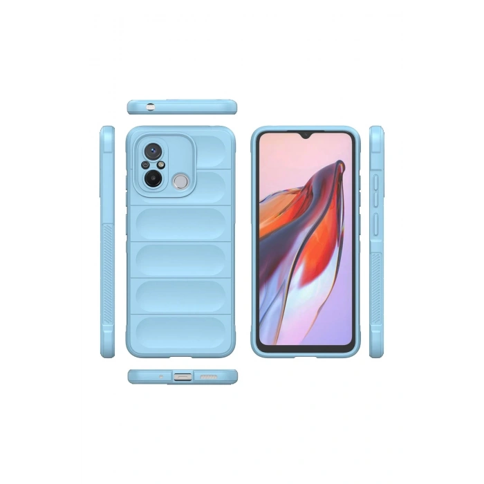 Xiaomi Redmi 12C Kılıf Optimum Silikon - Sky Blue