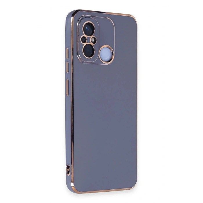 Xiaomi Redmi 12C Kılıf Volet Silikon - Mavi