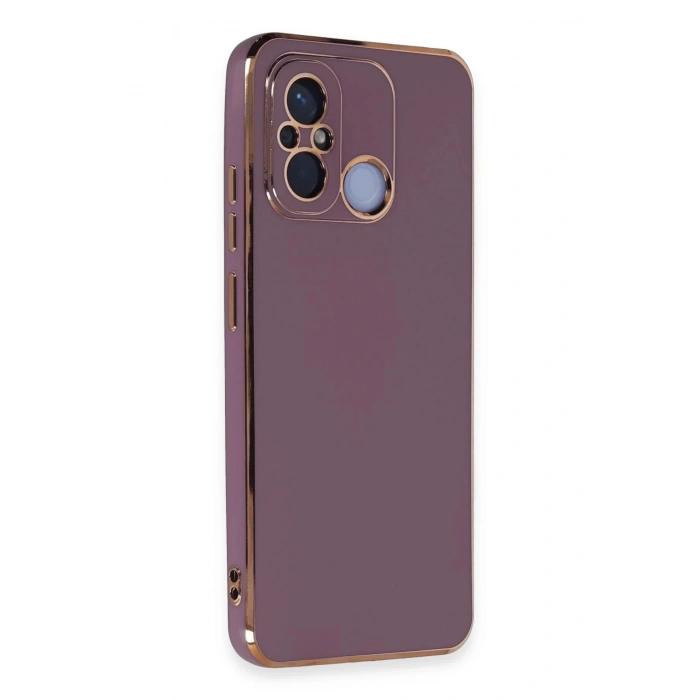 Xiaomi Redmi 12C Kılıf Volet Silikon - Mor