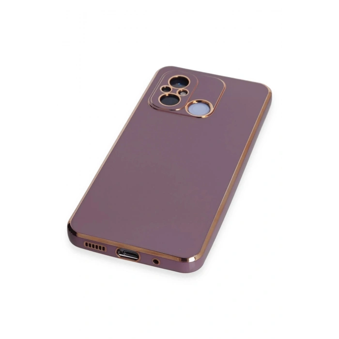 Xiaomi Redmi 12C Kılıf Volet Silikon - Mor