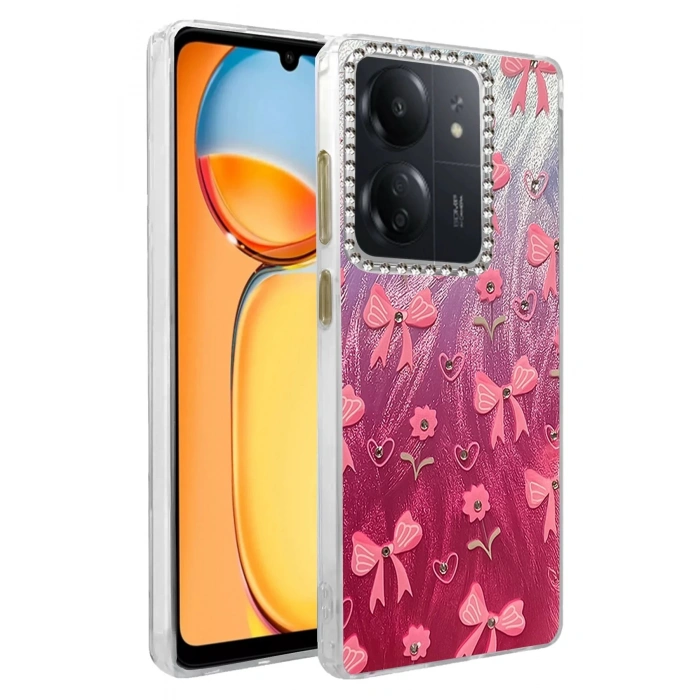 Xiaomi Redmi 13C Kılıf Blade Aynalı Desenli Kapak - Desen 3