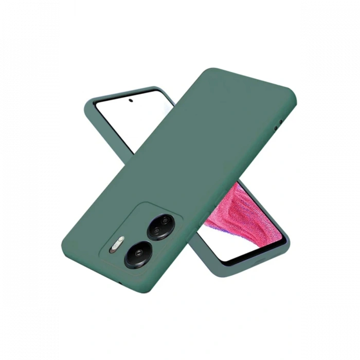 Xiaomi Redmi 13C Kılıf First Silikon - Koyu Yeşil