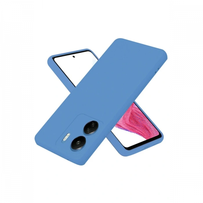 Xiaomi Redmi 13C Kılıf First Silikon - Mavi