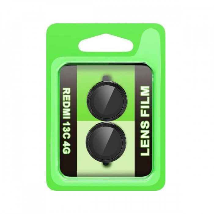 Xiaomi Redmi 13C Raze Metal Kamera Lens - Siyah