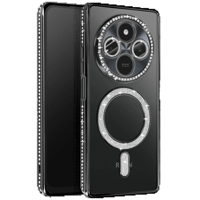 Xiaomi Redmi 14C Joke Simli Magneticsafe Kılıf - Siyah