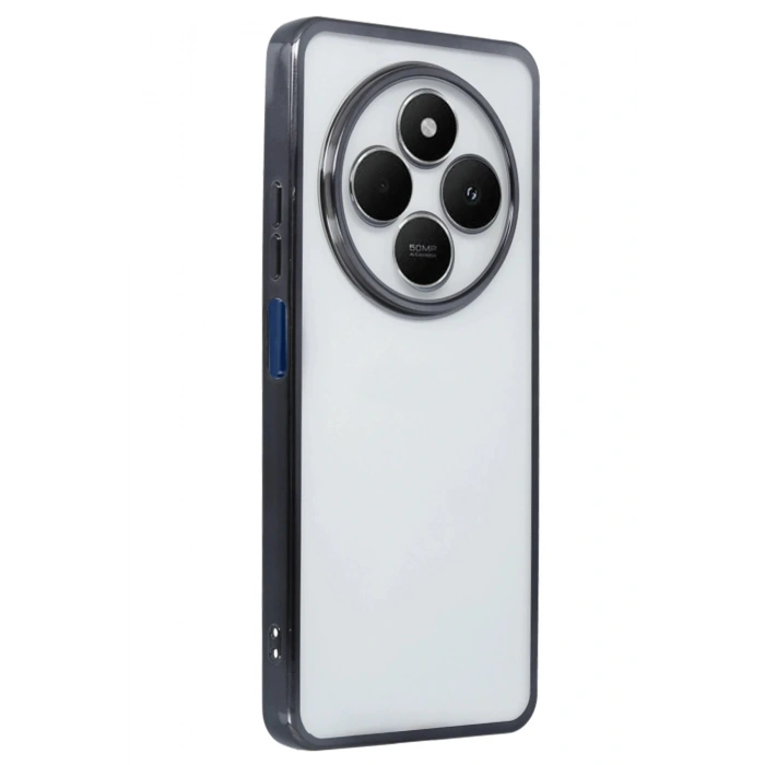 Xiaomi Redmi 14C Kılıf Lensli Silikon - Siyah