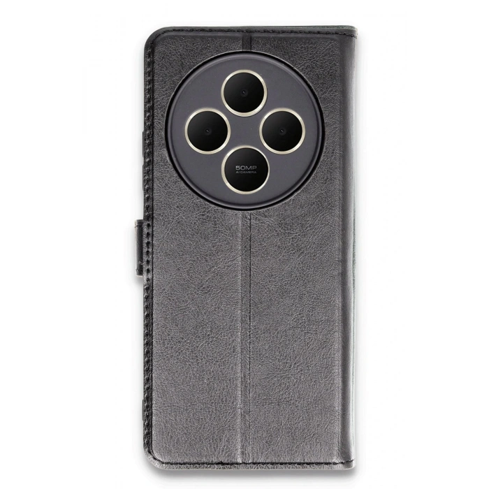 Xiaomi Redmi 14C Kılıf Trend S Plus Kapaklı Kılıf - Siyah