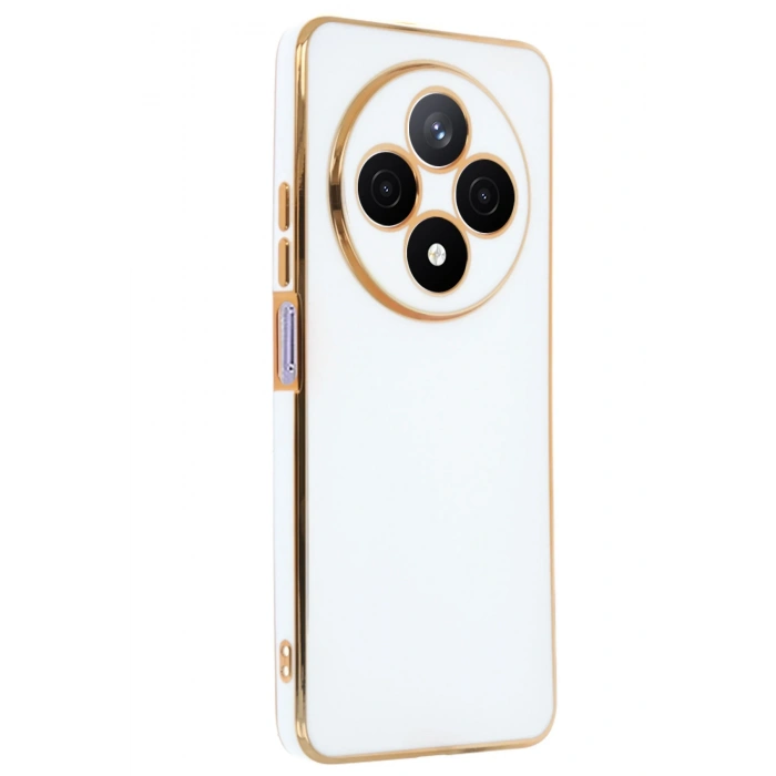 Xiaomi Redmi 14C Kılıf Volet Silikon - Beyaz