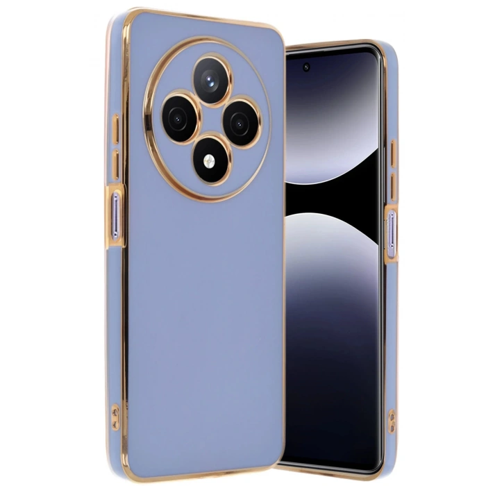 Xiaomi Redmi 14C Kılıf Volet Silikon - Mavi