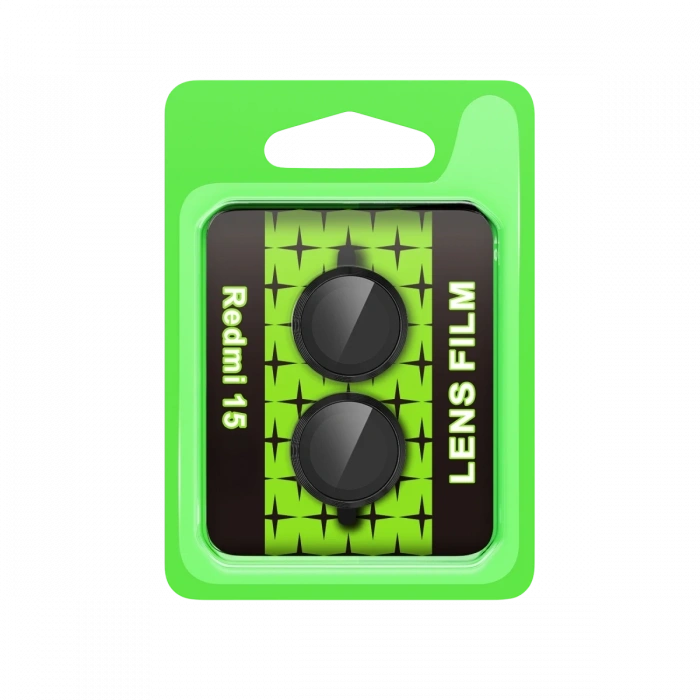 Xiaomi Redmi 15 4G Raze Metal Kamera Lens - Siyah