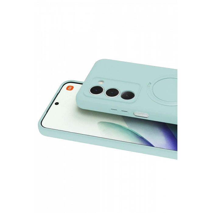 Xiaomi Redmi 15 4G Regal Magsafe Standlı Kapak - Su Yeşili