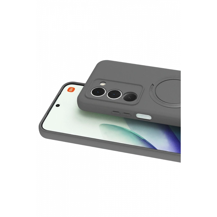 Xiaomi Redmi 15 4G Regal Magsafe Standlı Kapak - Titan Gri