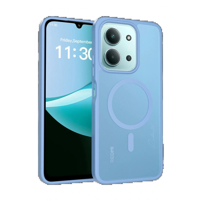 Xiaomi Redmi 15C 4G Jota Magsafe Kapak - Açık Mavi
