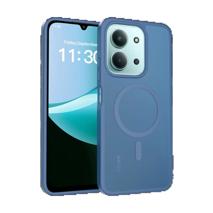Xiaomi Redmi 15C 4G Jota Magsafe Kapak - Lacivert