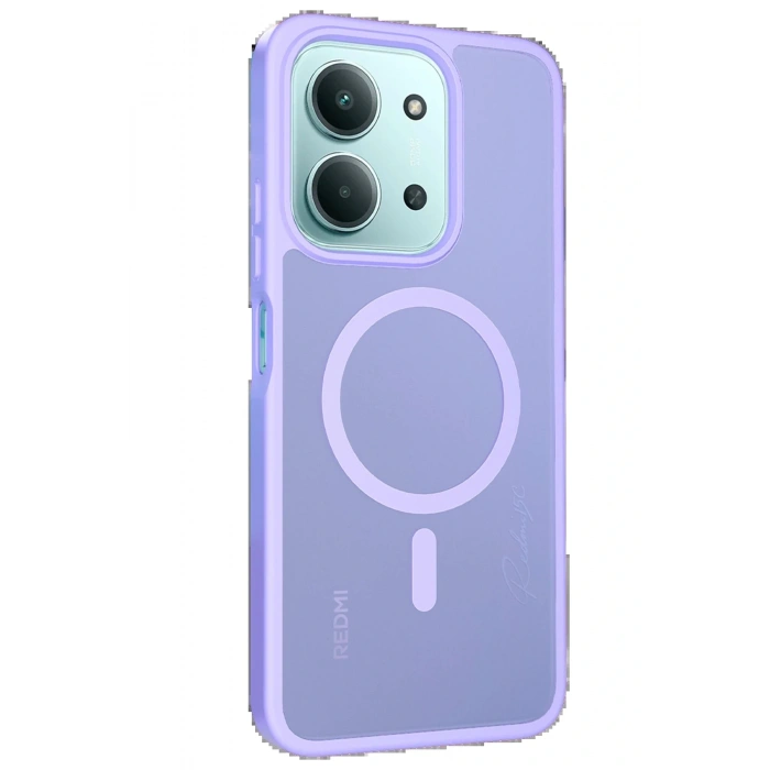 Xiaomi Redmi 15C 4G Jota Magsafe Kapak - Lila