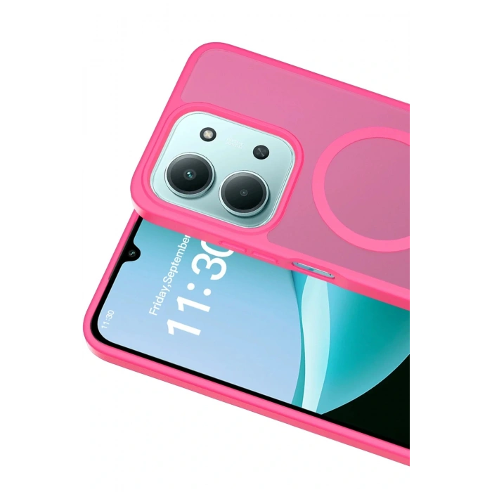 Xiaomi Redmi 15C 4G Jota Magsafe Kapak - Rose