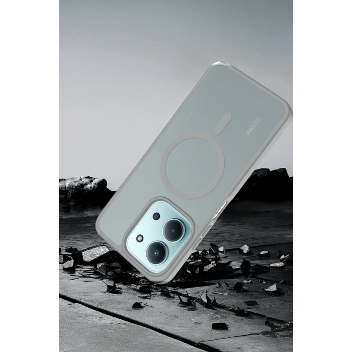 Xiaomi Redmi 15C 4G Jota Magsafe Kapak - Titan Gri