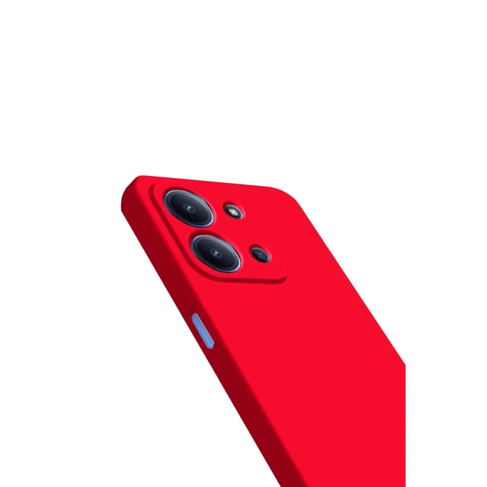 Xiaomi Redmi 15C 4G Nano içi Kadife Silikon - Kırmızı