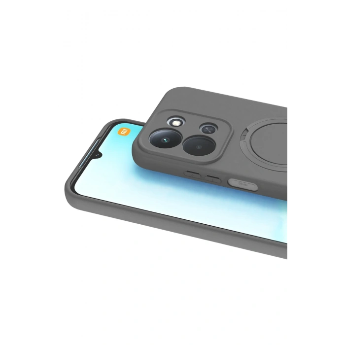 Xiaomi Redmi 15C 4G Regal Magsafe Standlı Kapak - Titan Gri