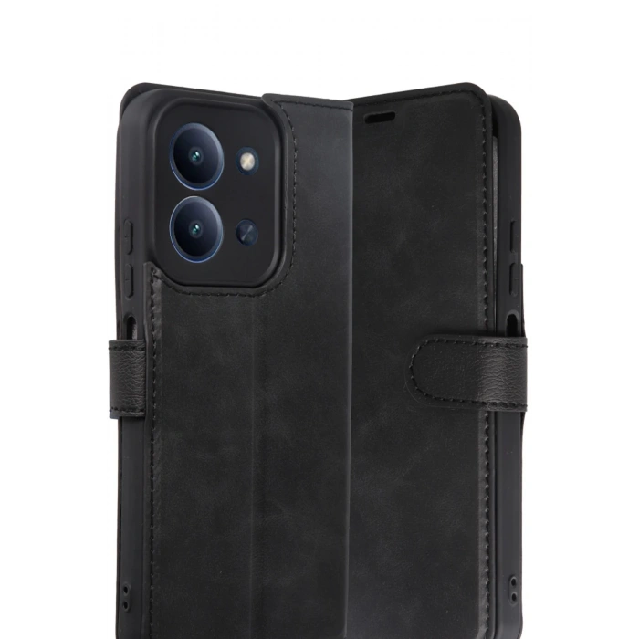 Xiaomi Redmi 15C 4G Trend S Plus Kapaklı Kılıf - Siyah