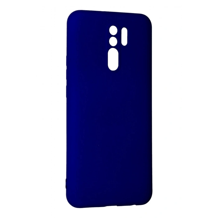Xiaomi Redmi 9 Kılıf Nano içi Kadife Silikon - Lacivert
