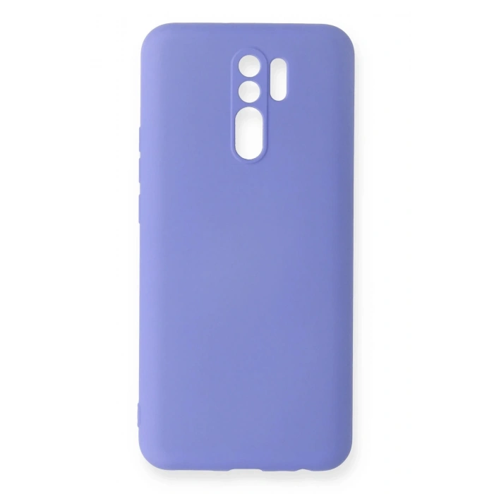 Xiaomi Redmi 9 Kılıf Nano içi Kadife Silikon - Lila