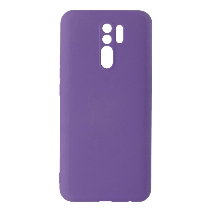 Xiaomi Redmi 9 Kılıf Nano içi Kadife Silikon - Mor