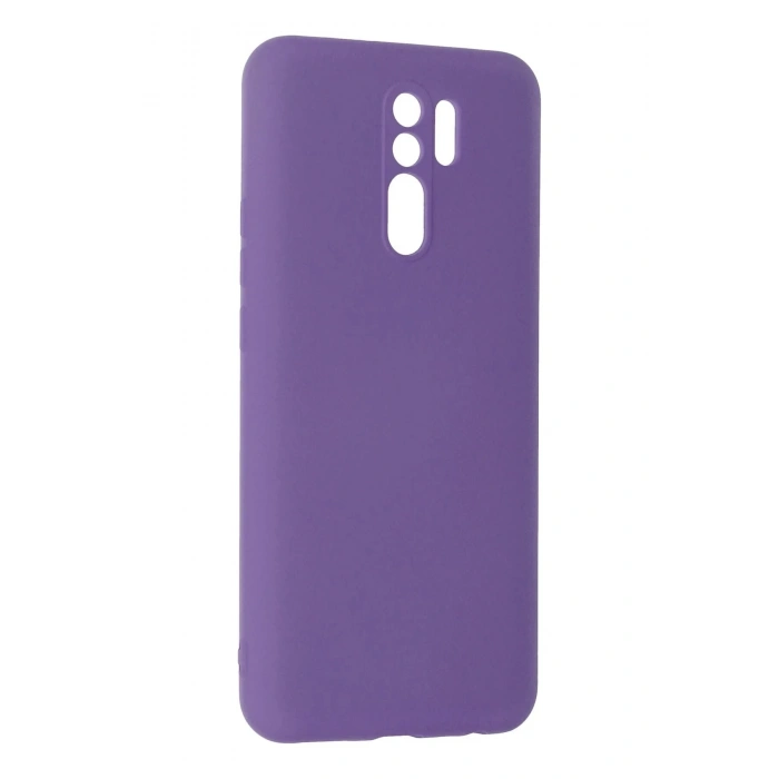 Xiaomi Redmi 9 Kılıf Nano içi Kadife Silikon - Mor