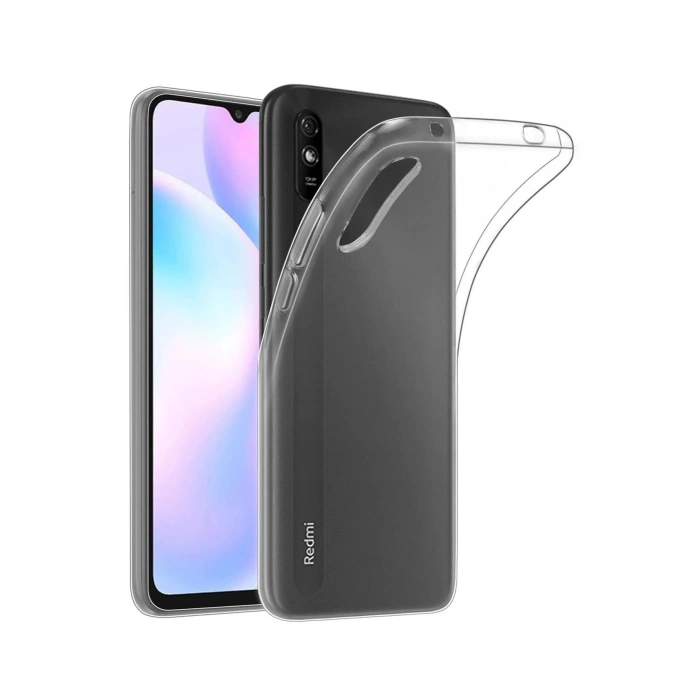Xiaomi Redmi 9A Kılıf Lüx Şeffaf Silikon - Şeffaf